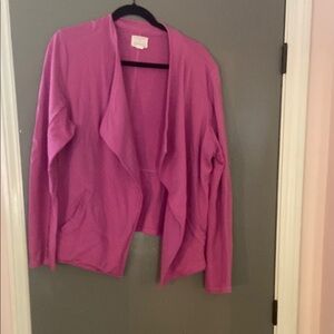 Women's Caslon Knit Jacket, Size XL